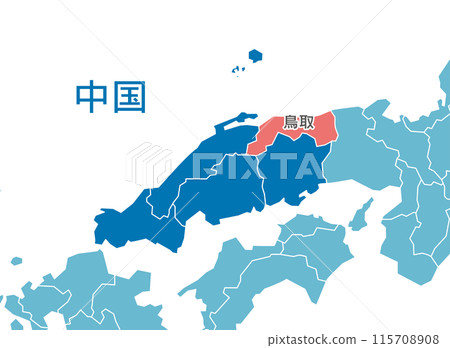 Tottori Prefecture Tottori Map Tottori Prefecture Tottori Map 115708908