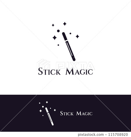 magic wand icon logo vector illustration design template magic wand icon logo vector illustration design template 115708920