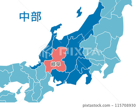 Gifu Prefecture Gifu Map 115708930