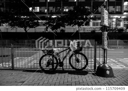 Scenery with a bicycle 115709409
