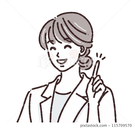 Illustration material of women and girls Illustration material of women and girls 115709570