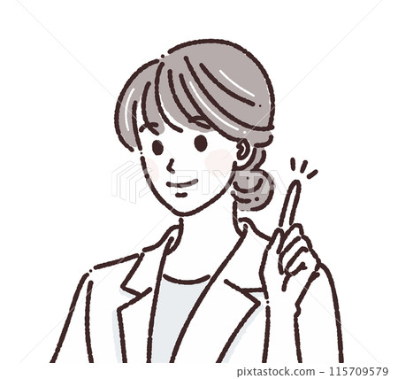 Illustration material of women and girls 115709579