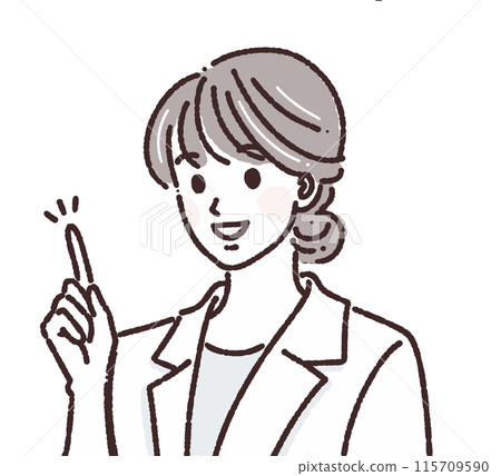 婦女和女孩插畫素材 115709590