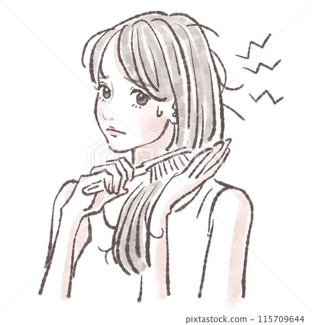 婦女和女孩插畫素材 115709644