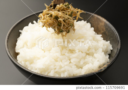 脆日本辣椒和米飯 脆日本辣椒和米飯 115709691