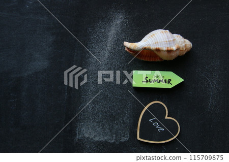 Hello summer time greeting text. Advertising background. Hello summer time greeting text. Advertising background. 115709875