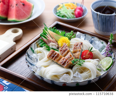 夏天的味道,充滿體力的鰻魚素麵 夏天的味道,充滿體力的鰻魚素麵 115710638