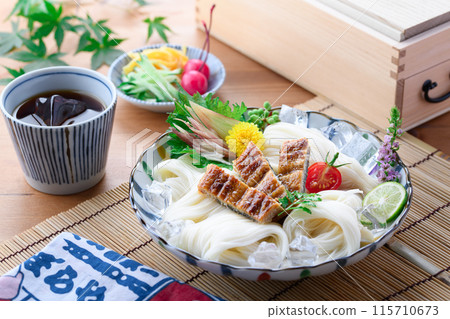 Summer flavor: Eel somen noodles with plenty of stamina Summer flavor: Eel somen noodles with plenty of stamina 115710673