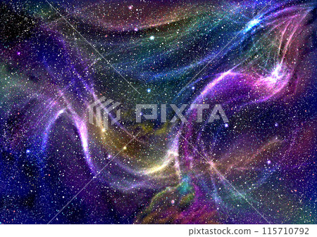 Shining light in space Shining light in space 115710792