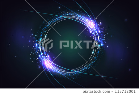 Magic light glow circle portal for game ui design. 115712001