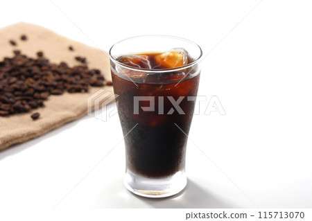 Cool cold ice coffee 115713070