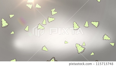 Image of fir trees falling over white background Image of fir trees falling over white background 115713748