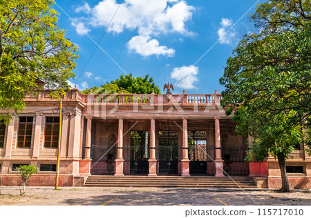 Damian Carmona Boarding School in historic center of San Luis Potosi, UNESCO world heritage in Mexico 115717010