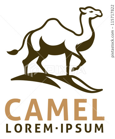 Camel Animal Design Illustration Mascot Icon Camel Animal Design Illustration Mascot Icon 115717822