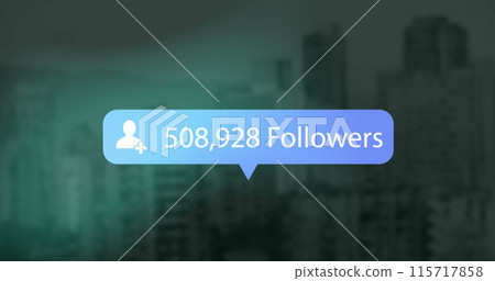 The number of social media followers is increasing The number of social media followers is increasing 115717858