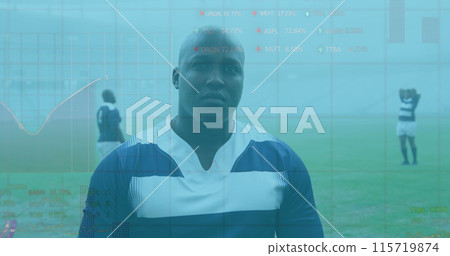 Image of statistics over rugby players Image of statistics over rugby players 115719874
