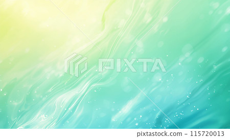 與綠色水面和波紋的背景 與綠色水面和波紋的背景 115720013