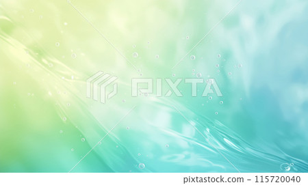 與綠色水面和波紋的背景 115720040