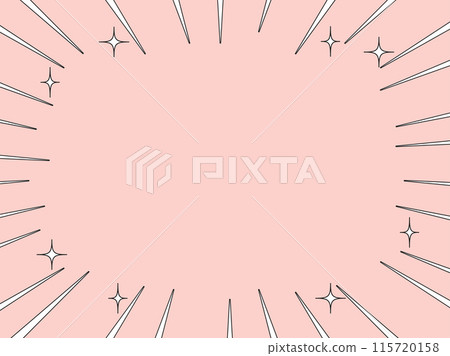 White concentrated lines glitter thin line frame background 115720158
