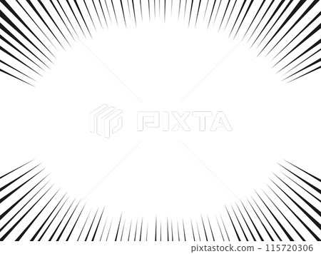 Simple black concentrated line upper and lower thick frame background Simple black concentrated line upper and lower thick frame background 115720306