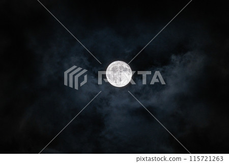 Clouds and moon 115721263