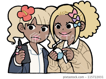 High school girls in the early Heisei period High school girls in the early Heisei period 115722031