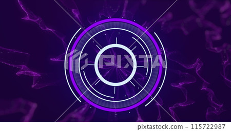 Image of scan scoping over purple background 115722987