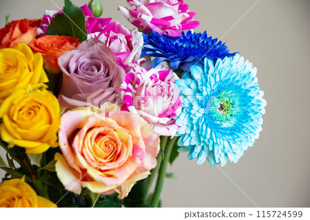 colorful bouquet colorful bouquet 115724599