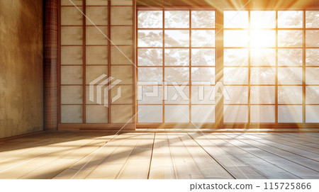 sunlit modern wall background with copyspace for your design. sunlit modern wall background with copyspace for your design. 115725866