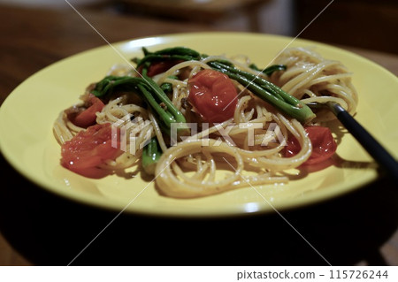 Have a stylish pasta lunch at an Italian restaurant Have a stylish pasta lunch at an Italian restaurant 115726244