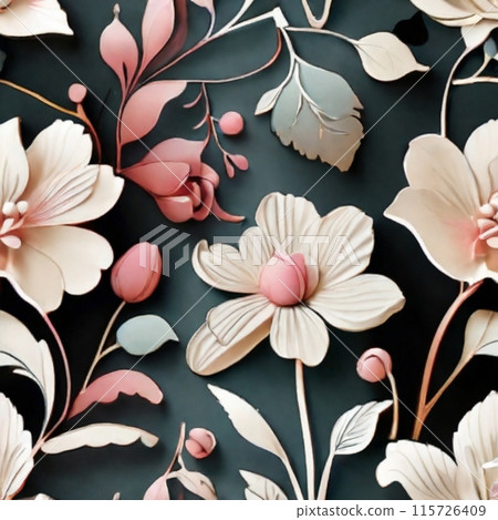 Flower pattern 115726409