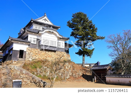 [岡山縣]備中松山城（現存天守閣） 115726411