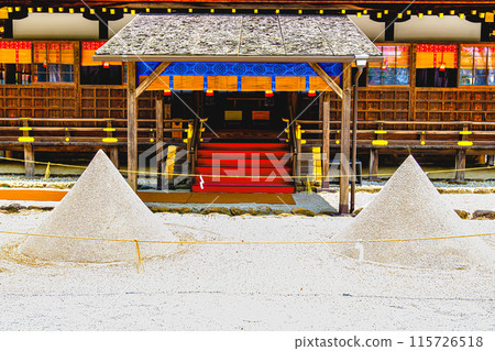 京都，上賀茂神社寶祖殿的立沙 115726518