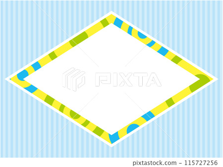 Colorful framed background image with a summer theme 115727256
