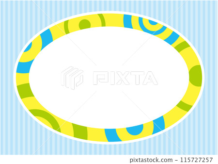 Colorful framed background image with a summer theme Colorful framed background image with a summer theme 115727257