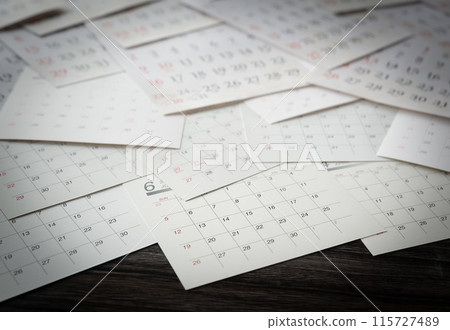 很多日曆背景素材 很多日曆背景素材 115727489