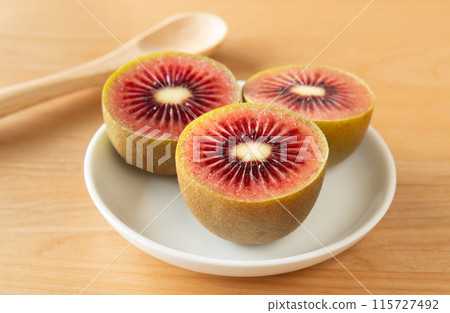 red kiwi fruit red kiwi fruit red kiwi kiwi fruit 115727492