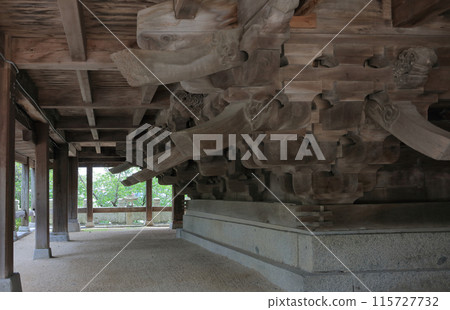 防府天滿宮西側春風樓地下(設計變更前的五層寶塔結構) 防府天滿宮西側春風樓地下(設計變更前的五層寶塔結構) 115727732