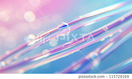 Abstract background material resembling a shiny, shimmering water surface 115728169