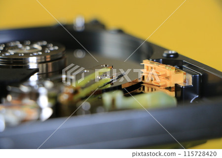 Hard disk drive cover open Hard disk drive cover open 115728420