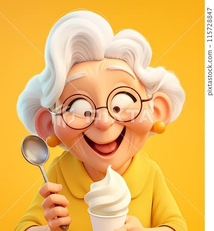 奶奶想吃軟冰淇淋 115728847