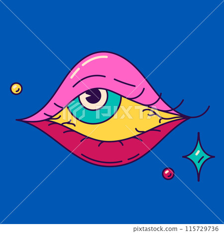 Abstract hippie decor. 115729736