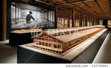 Large-scale architectural model exhibition highlighting craftsmanship Large-scale architectural model exhibition highlighting craftsmanship 115730941