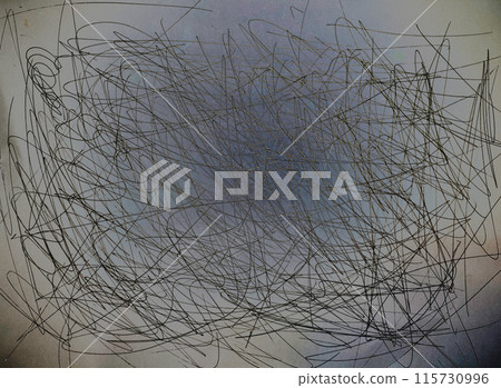 恐怖鉛筆畫背景 115730996