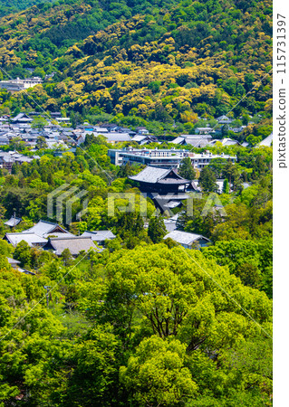 [Kyoto scenery] Distant view from Keage Water Purification Plant 115731397