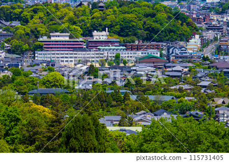 [Kyoto scenery] Distant view from Keage Water Purification Plant 115731405
