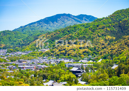 [Kyoto scenery] Distant view from Keage Water Purification Plant 115731409