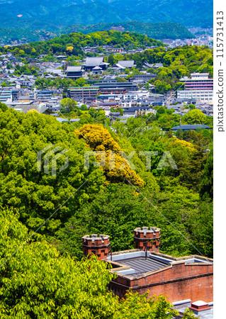 [Kyoto scenery] Distant view from Keage Water Purification Plant 115731413