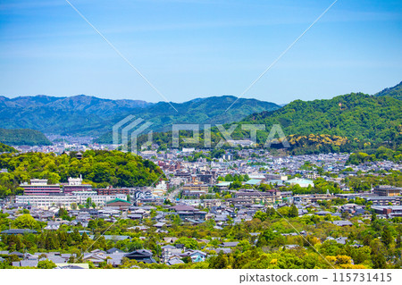 [Kyoto scenery] Distant view from Keage Water Purification Plant 115731415