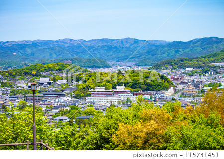 [Kyoto scenery] Distant view from Keage Water Purification Plant 115731451